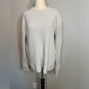 Sz XXL American Eagle stone cream wool cotton crew neck sweater